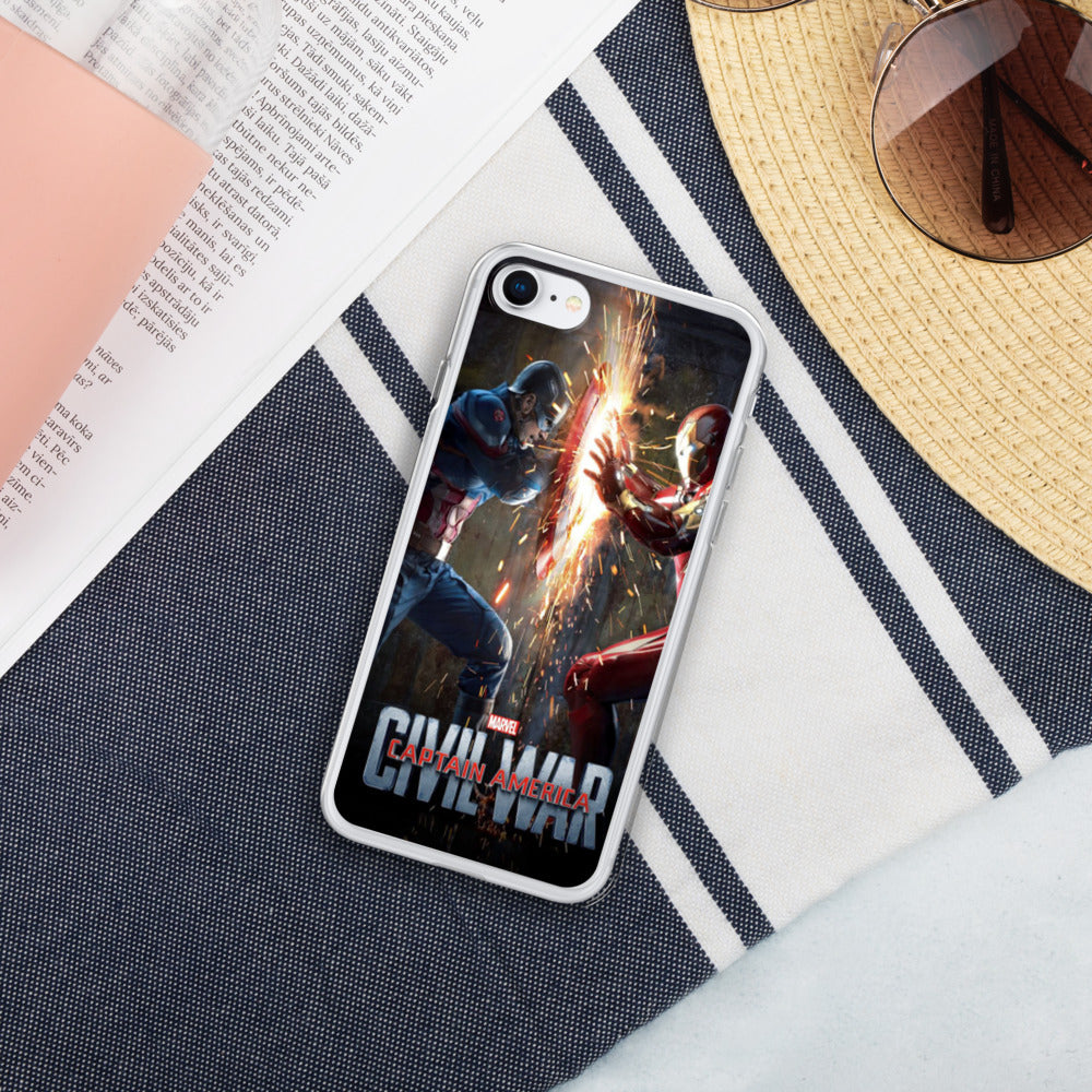 Captain America Civil War Liquid Glitter IPhone Case - Armenzo.com